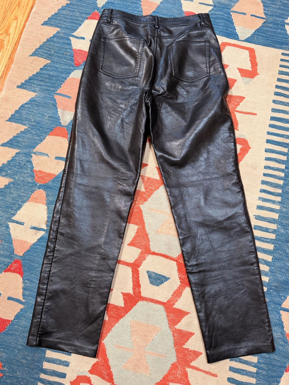 Artizia Wilfred The Melina Vegan Leather Pants in Black Sz 6 - Picture 8 of 11